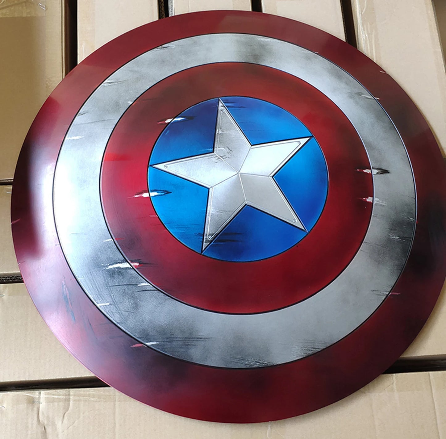 🛡️ Scudo di Capitan America – Replica a Grandezza Reale