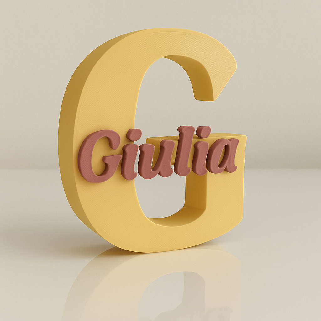 🎁 Lettere con Nome Personalizzato – Arredo Unico per Ogni Evento