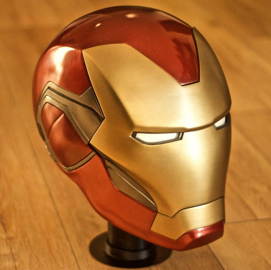 🔴🟡 Casco 3D Iron Man Mark 85 – Replica Indossabile Premium 🛡️